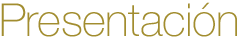 Presentaci�n